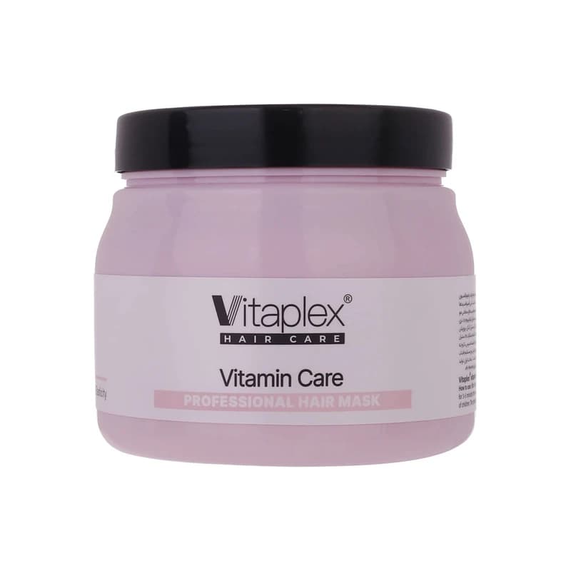 ماسک موی تقویتکننده و ترمیمکننده ویتاپلکس مدل Vitamin Care حجم 500 میلیلیتر