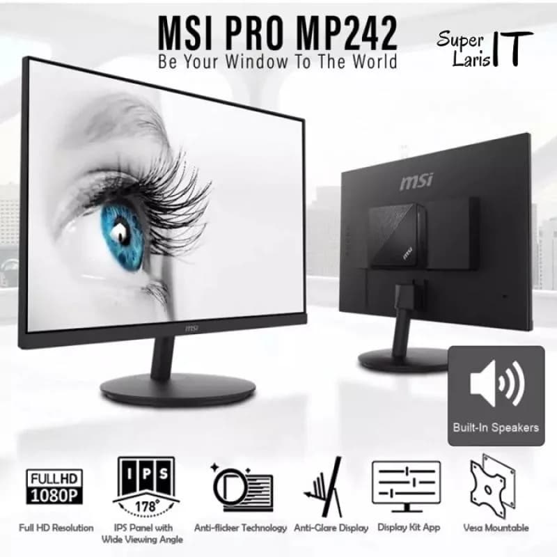 مانیتور ام اس آی مدل PRO MP242A سایز 23.8 اینچ — تصویر ۴