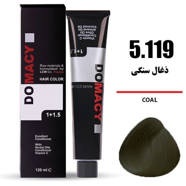 رنگ مو دوماسی ذغال سنگی 5.119