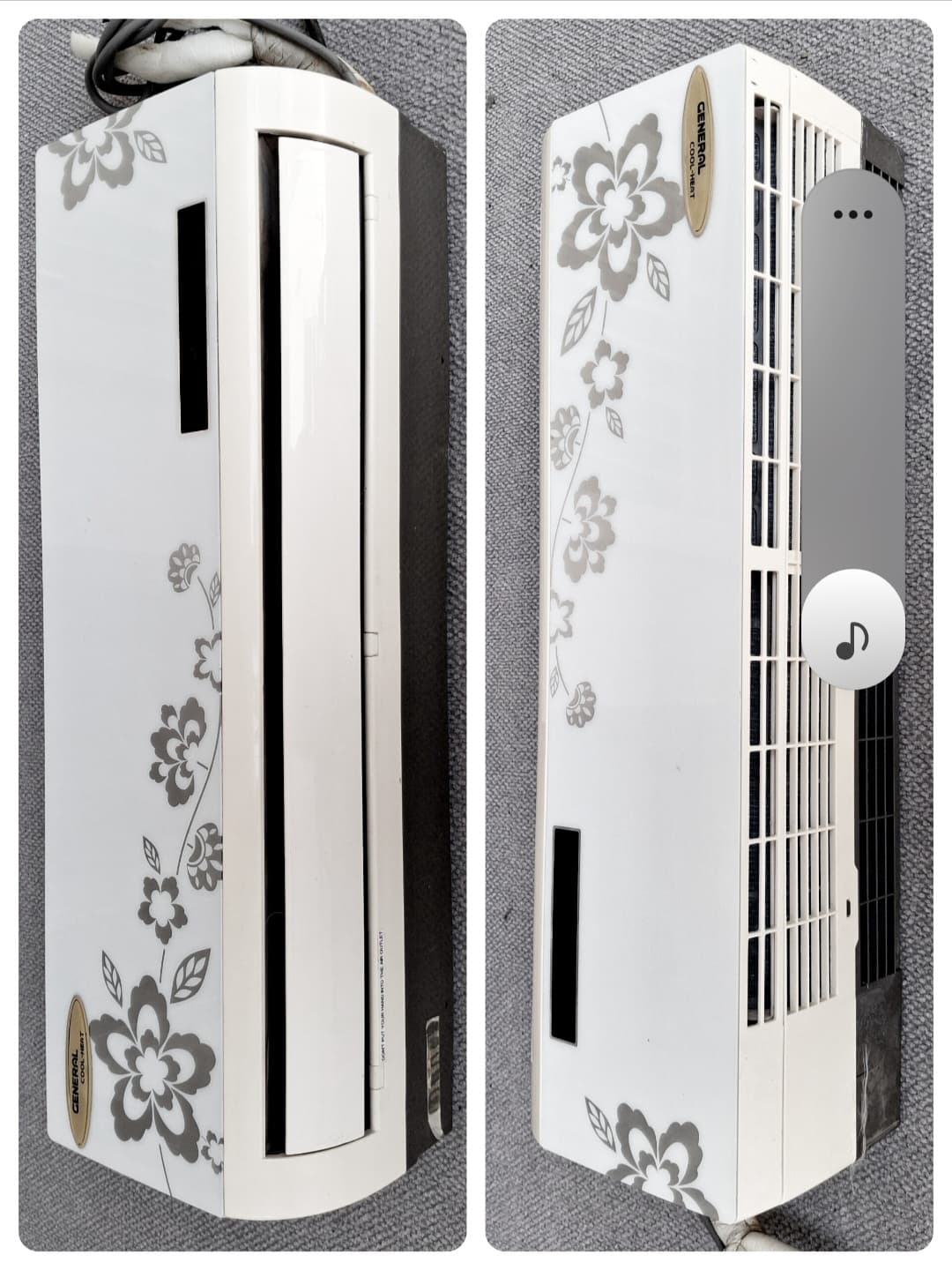 پنل کولر گازی اسپلیت جنرال 12000 مدل GNR-12GW سرمایشی و گرمایشی استوک