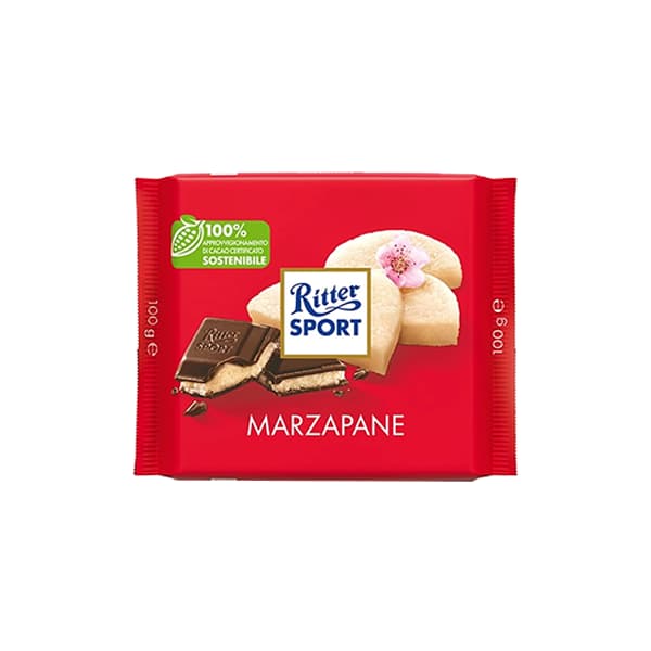 شکلات ریتر اسپرت با مغز خمیر بادام ۱۰۰ گرمی