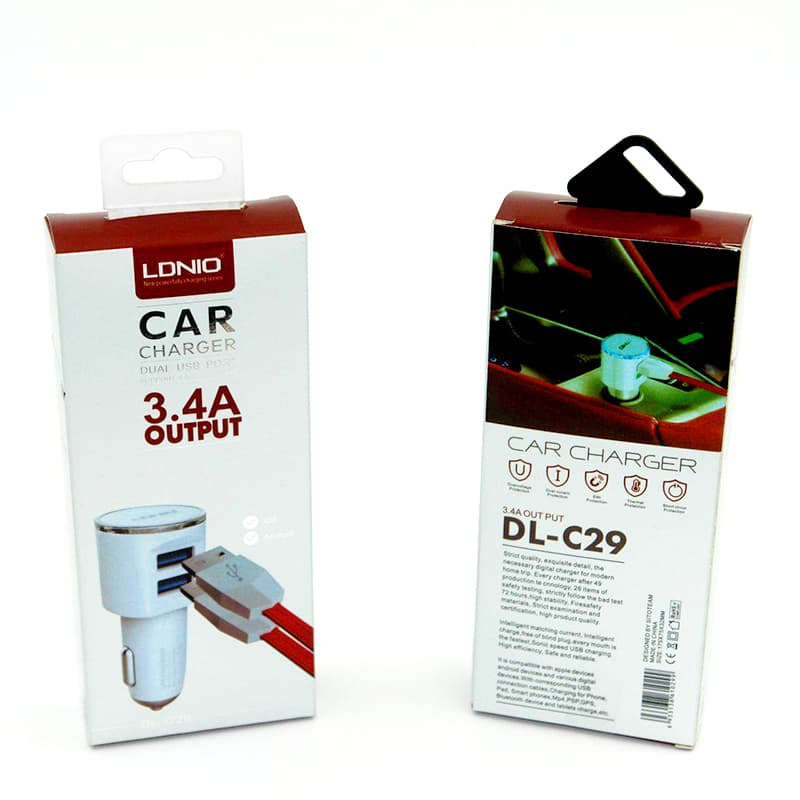 شارژر فندکی الدینیو مدل C29 اصل چین