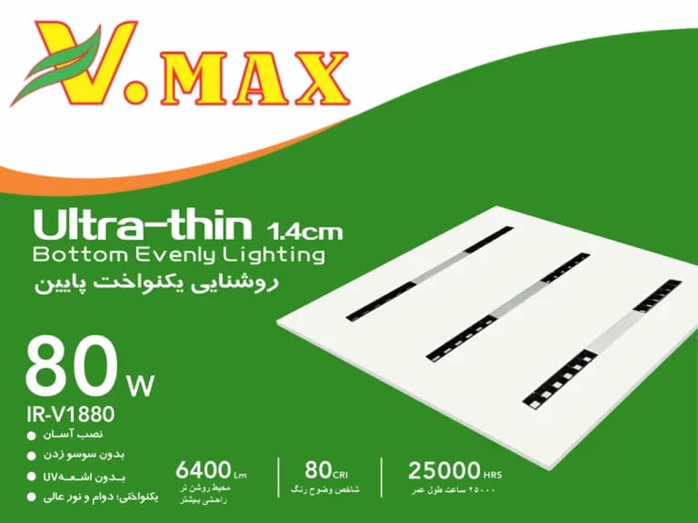 پنل 60 * 60 – 80 وات ویمکس IR-V1880