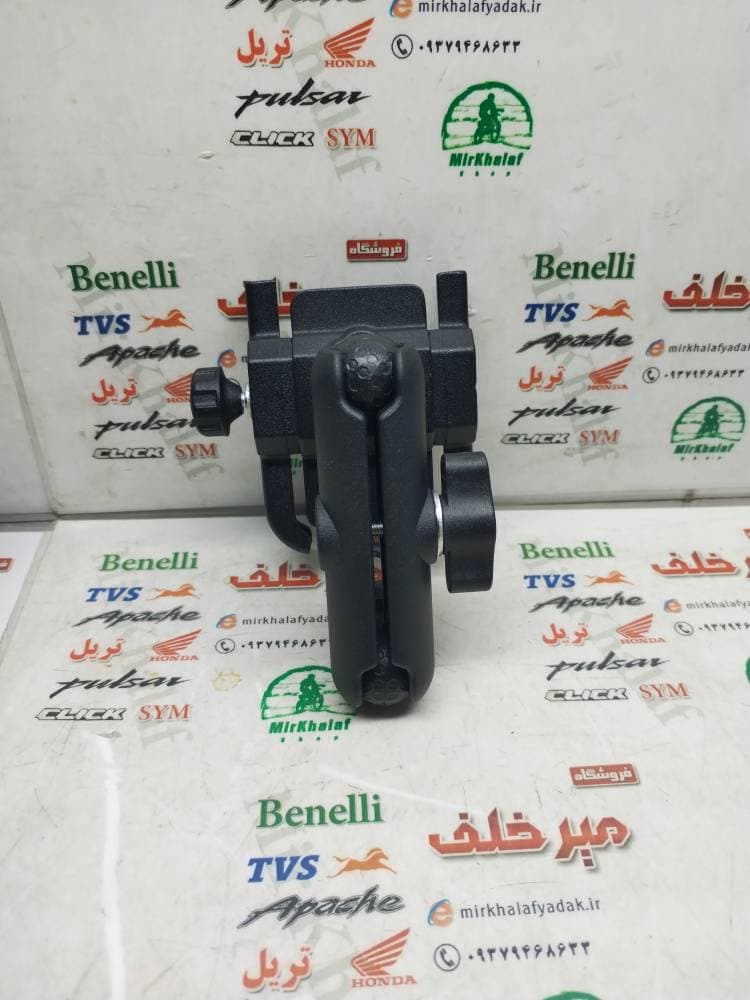 هولدر (پایه) موبایل کامل پایه دار مشکی ساده