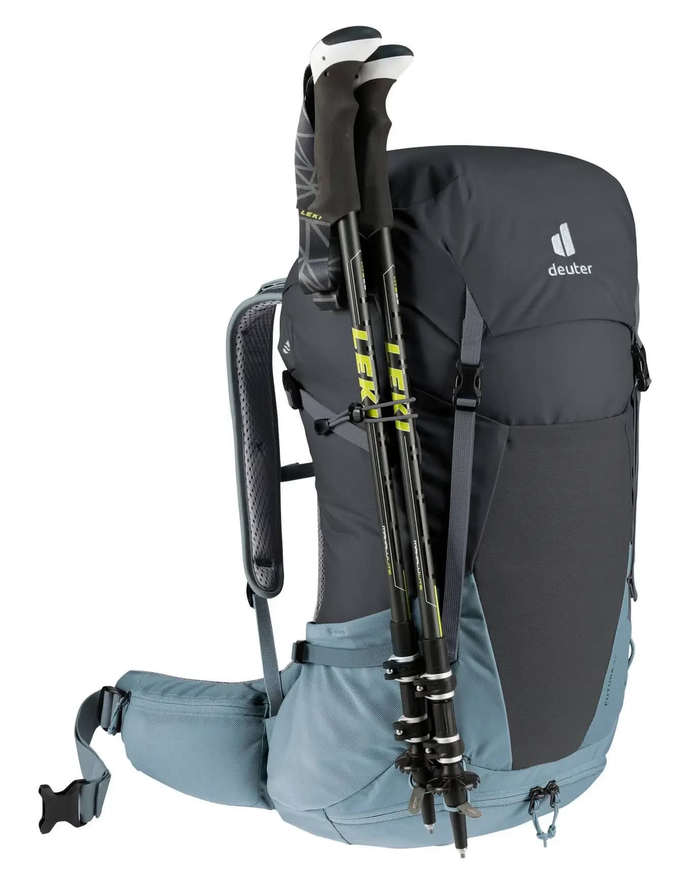 کوله پشتی دیوتر Deuter Futura 32 لیتری با سیستم تهویه Aircomfort، پوشش ضدباران، برای کوهنوردی و طبیعتگردی — تصویر ۳