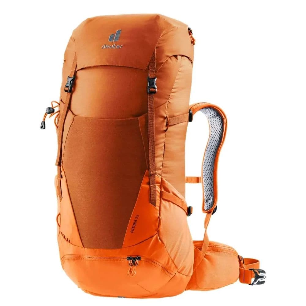 کوله پشتی دیوتر Deuter Futura 32 لیتری با سیستم تهویه Aircomfort، پوشش ضدباران، برای کوهنوردی و طبیعتگردی