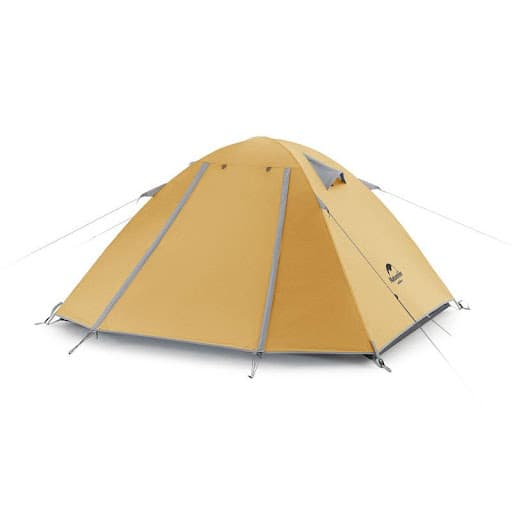 چادر نیچرهایک 3 نفره مدل Naturehike NH18Z033-P، ضد آب 210T پلیاستر، میلههای آلومینیومی 7001، توری B3 تنفسی، کف 150D اکسل، وزن سبک و لوازم جانبی کامل
