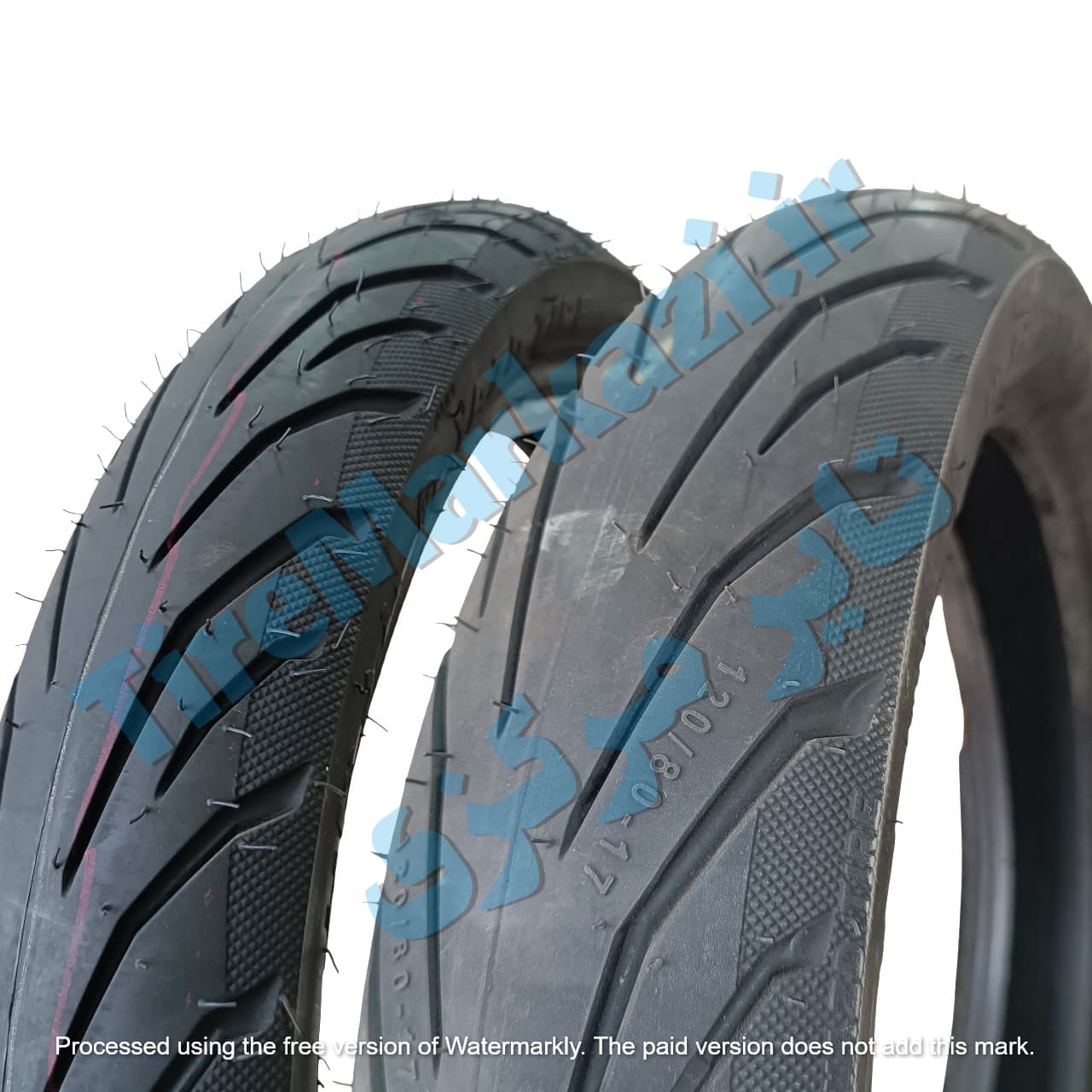 ست لاستیک یزد تایر عقب و جلو سایز 120/80/17 و 90/90/17 جدید |تضمین اصالت و سلامت کالا — تصویر ۳