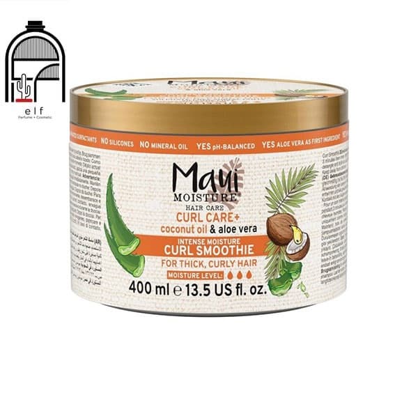 ماسک مو بدون سولفات موهای فر مائویی Maui Curl Quench & Coconut Oil Hair Mask