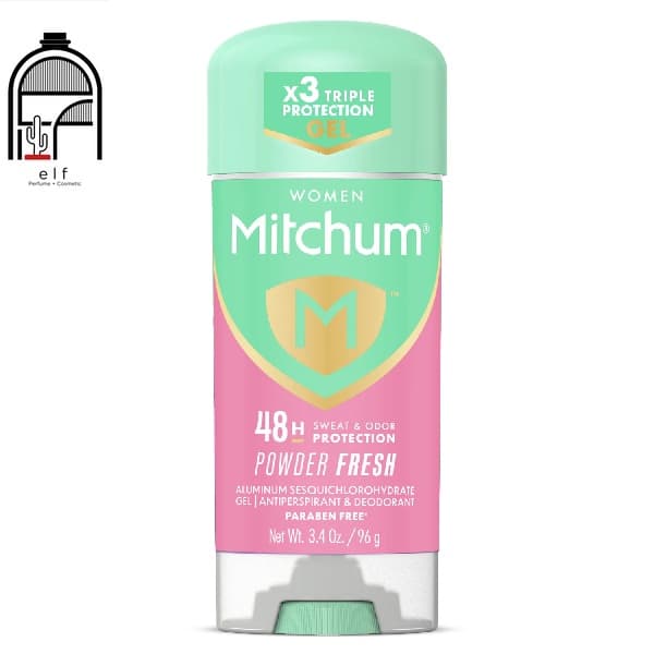 مام ژلهای دئودورانت زنانه میچام 48 ساعته پودر فرش اورجینال – Mitchum Women 48H Gel Cream Powder Fresh 96g