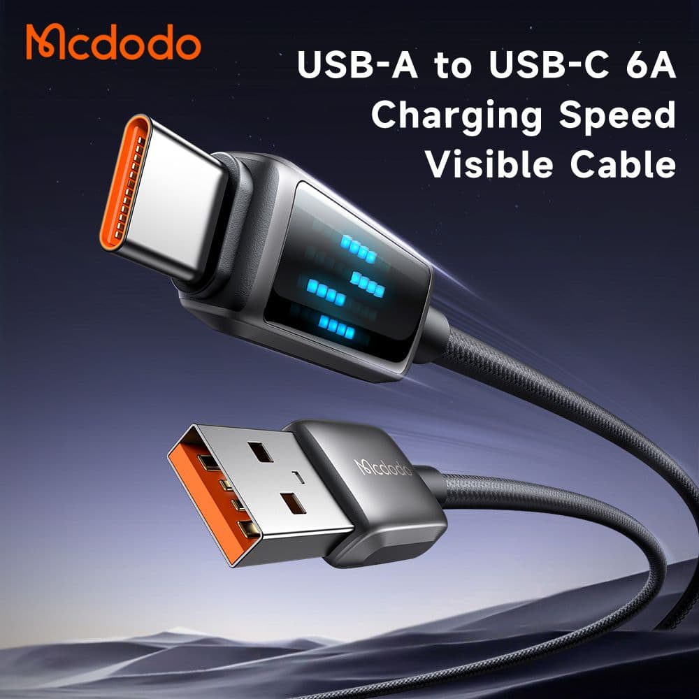 کابل شارژ سریع USB به تایپ سی 100 وات 6 آمپر مک دودو مدل MCDODO CA-2350 — تصویر ۴
