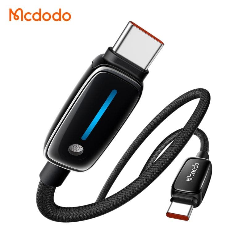 کابل شارژ سریع تایپ سی به تایپ سی 100 وات مک دودو MCDODO CA-0100 طول 120 سانتیمتر — تصویر ۶