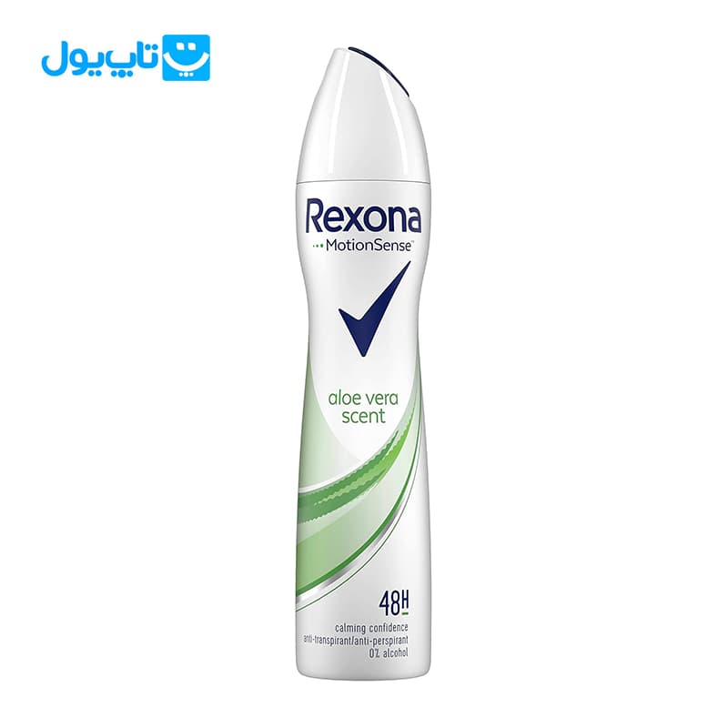 اسپری ضد تعریق زنانه رکسونا مدل آلوئه ورا Rexona Aloe Vera حجم 200 میلی لیتر — تصویر ۲