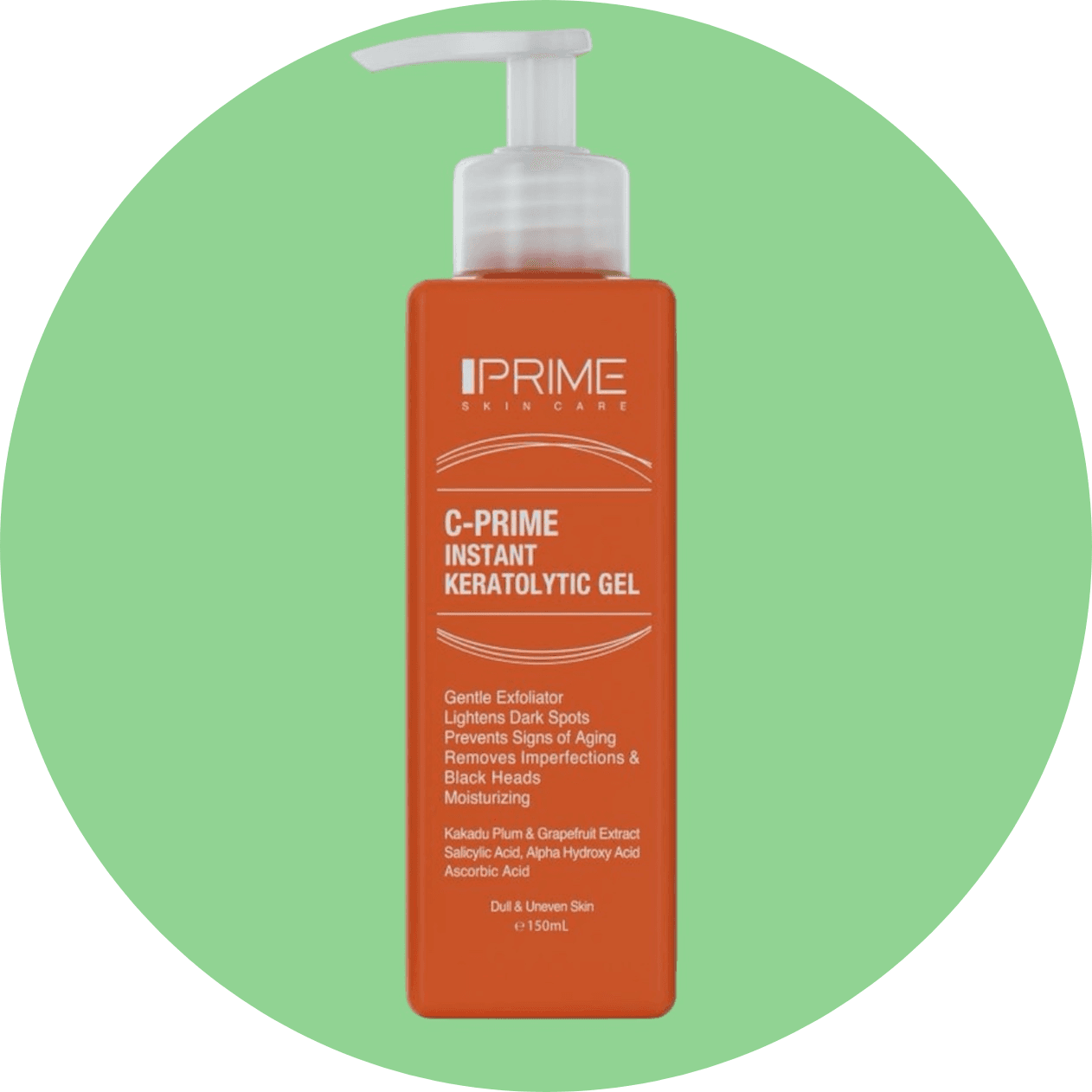 ژل لایه بردار و روشن کننده ویتامین سی پرایم انقضا 1407/5حجم 150 میل/Vitamin C Prime Exfoliating and Brightening Gel