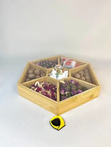اردوخوری بامبو 8 ضلعی 7 خانه درب الماسی