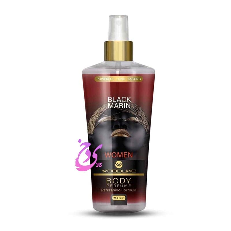 بادی اسپلش زنانه وودلایک بلک مارین Woodlike Black Marin حجم 250 میلی لیتر