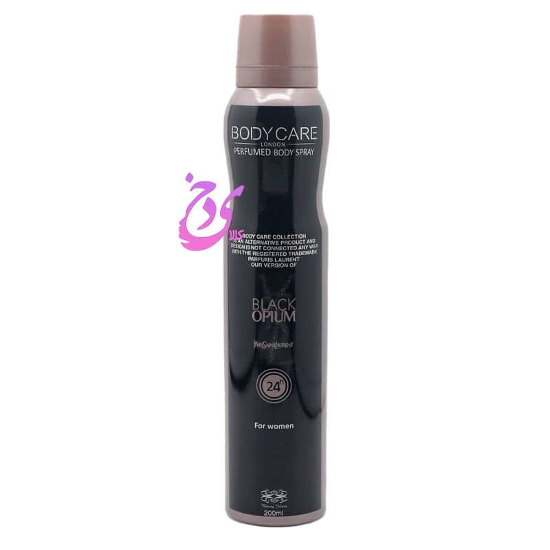 اسپری زنانه بادی کر مدل بلک اوپیوم Body Care BLACK OPIUM