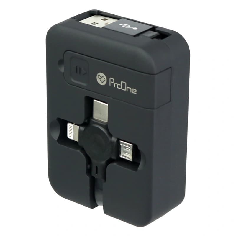 کابل تبدیل USB به USB-C / microUSB / Lightning پرووان مدل PCC365R