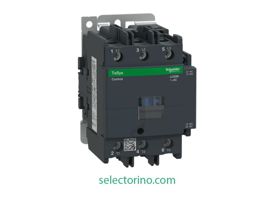 کنتاکتور 95 آمپر 220 ولت جریان متناوب اشنایدر LC1D95M5 Schneider LC1D95M7