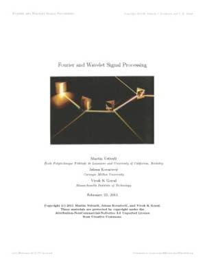 دانلود کتاب Fourier and Wavelet Signal Processing (version alpha 2)(Feb 2011)