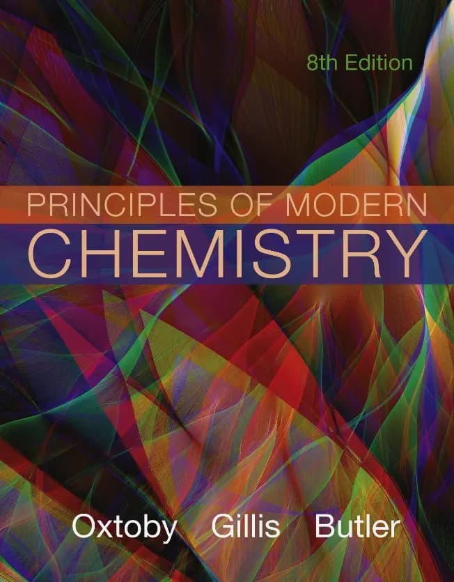 کتاب اصول شیمی نوین، ویرایش هشتم (Principles of Modern Chemistry, 8th Edition) نسخه انگلیسی PDF | دیوید آکستوبی، اچ. گیلیس و لوری باتلر
