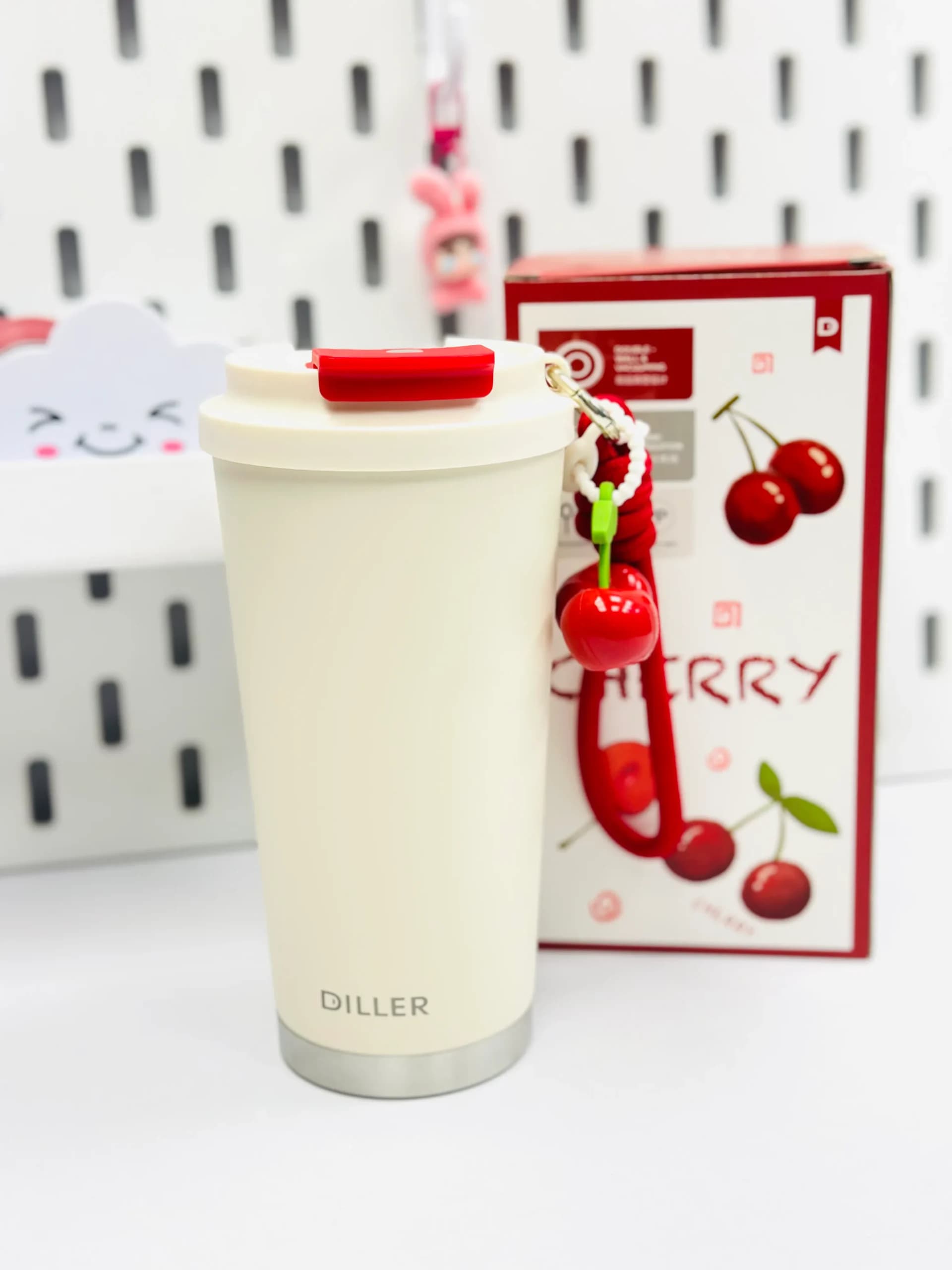 تراول ماگ آویز دار چری برند دیلر Diller کد 601