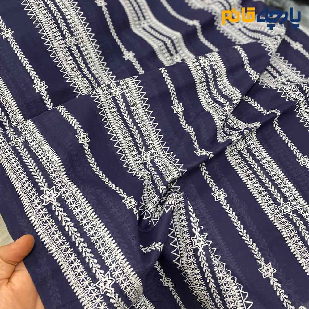 تیکه پارچه وال نخ كره عرض 150 متراژ موجود 2.70 متر کد:3
