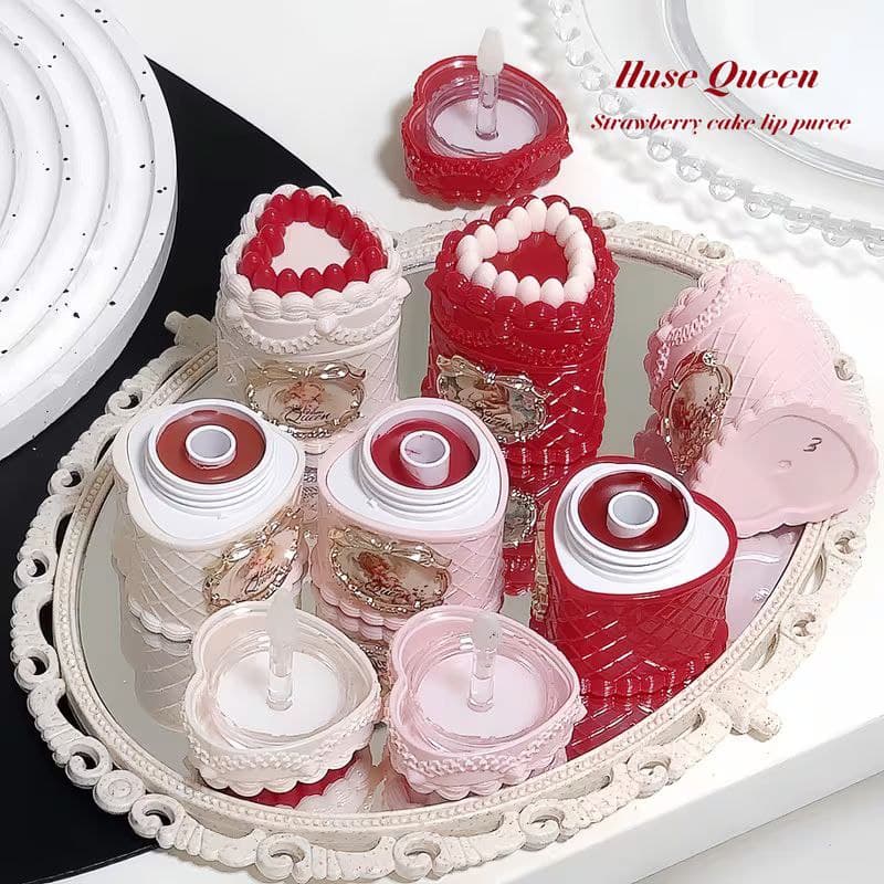 رژلب کیک توت فرنگی دوپ فلاور نوز hues queen