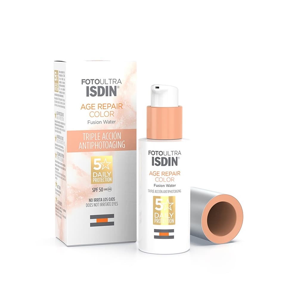 ضد افتاب رنگی و محافظ و ضد حساسیت پوست ایزدین FOTOULTRA ISDIN Age Repair COLOR LSF 50