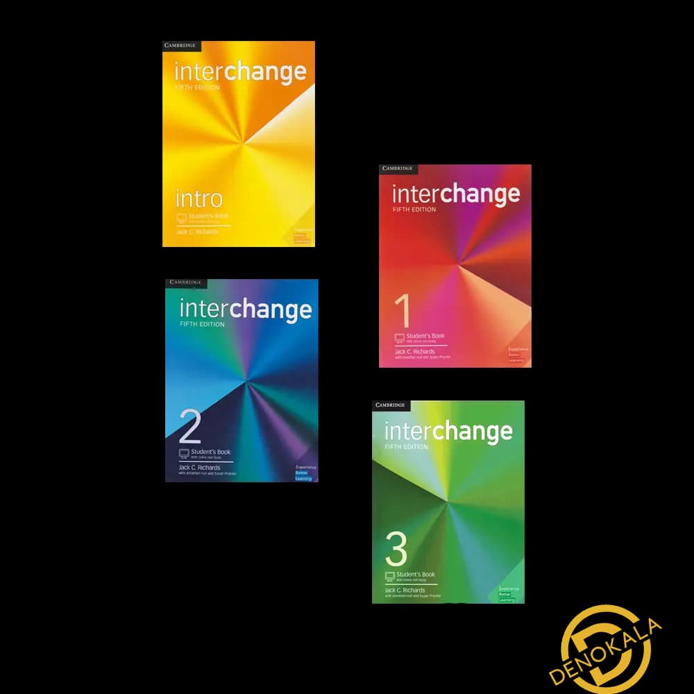 مجموعه 4 جلدی کتاب های Interchange ویرایش پنجم