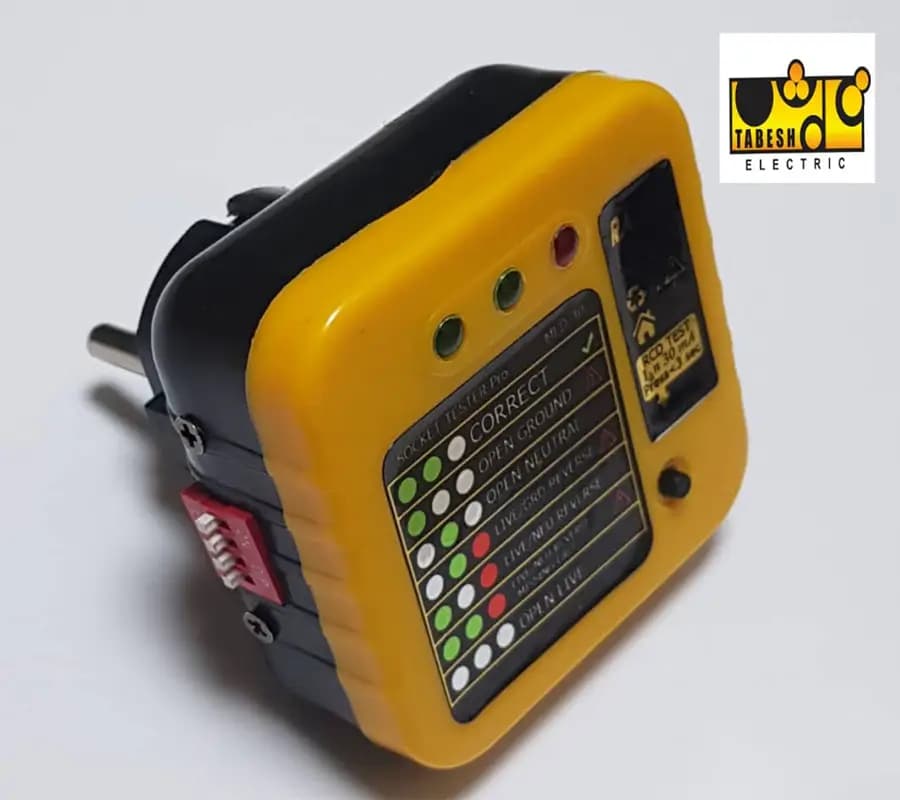 تستر پریز برق و تستر کلید مولتی RCD