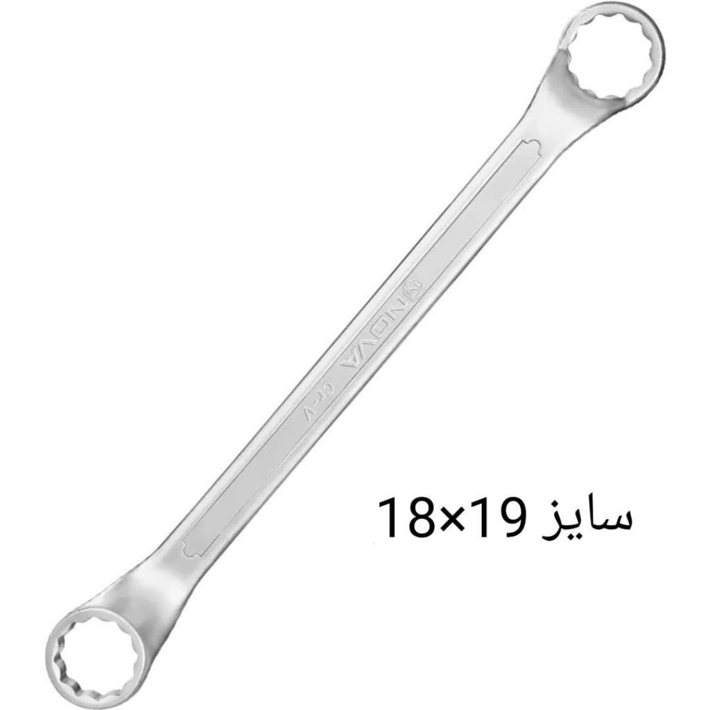 آچار دو سر رینگ سایز 19×18 نووا NOVA مدل 1049
