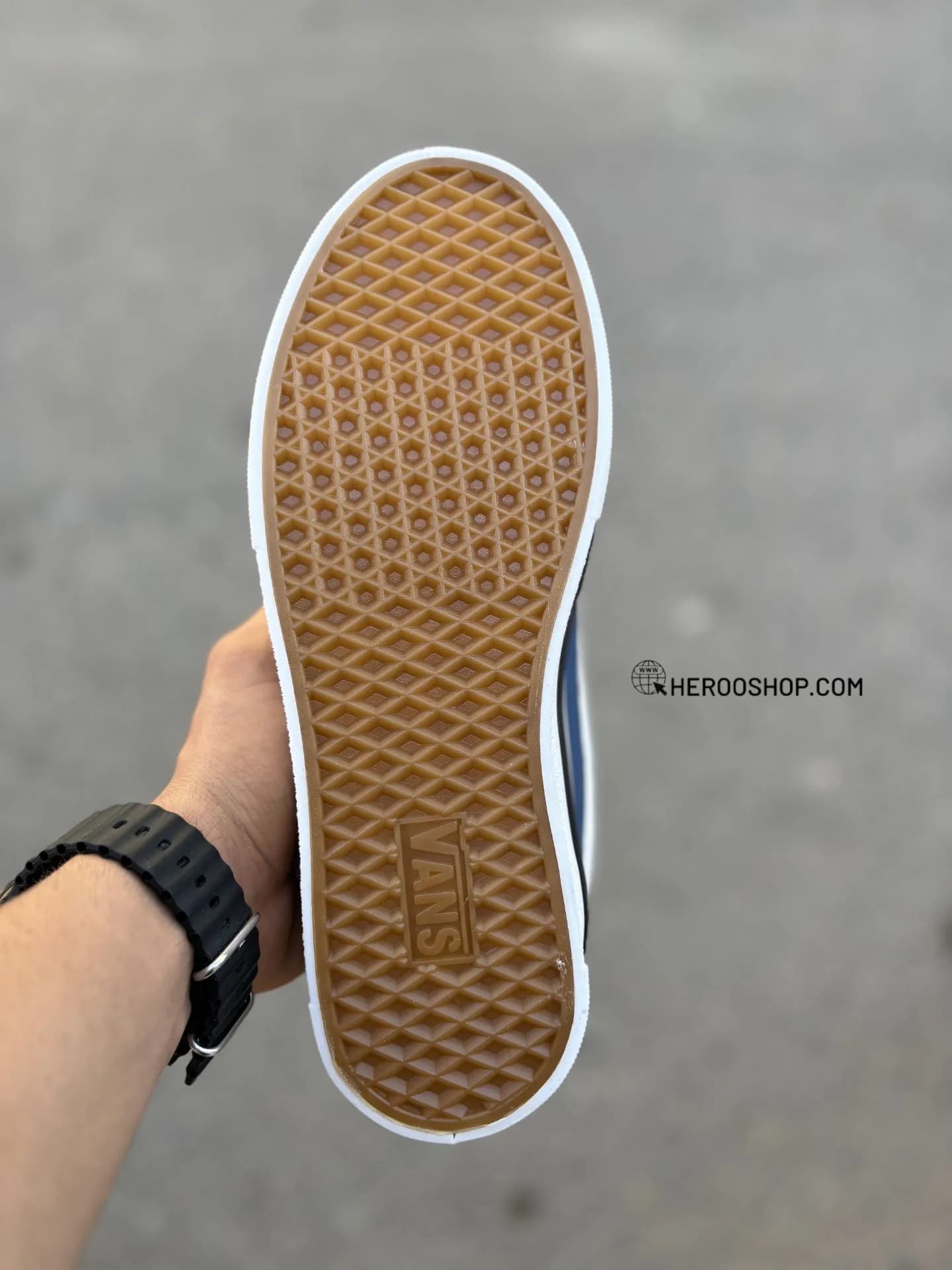 کتونی ونس اولد اسکول پتیتو / سفید آبی / 2595 — تصویر ۴