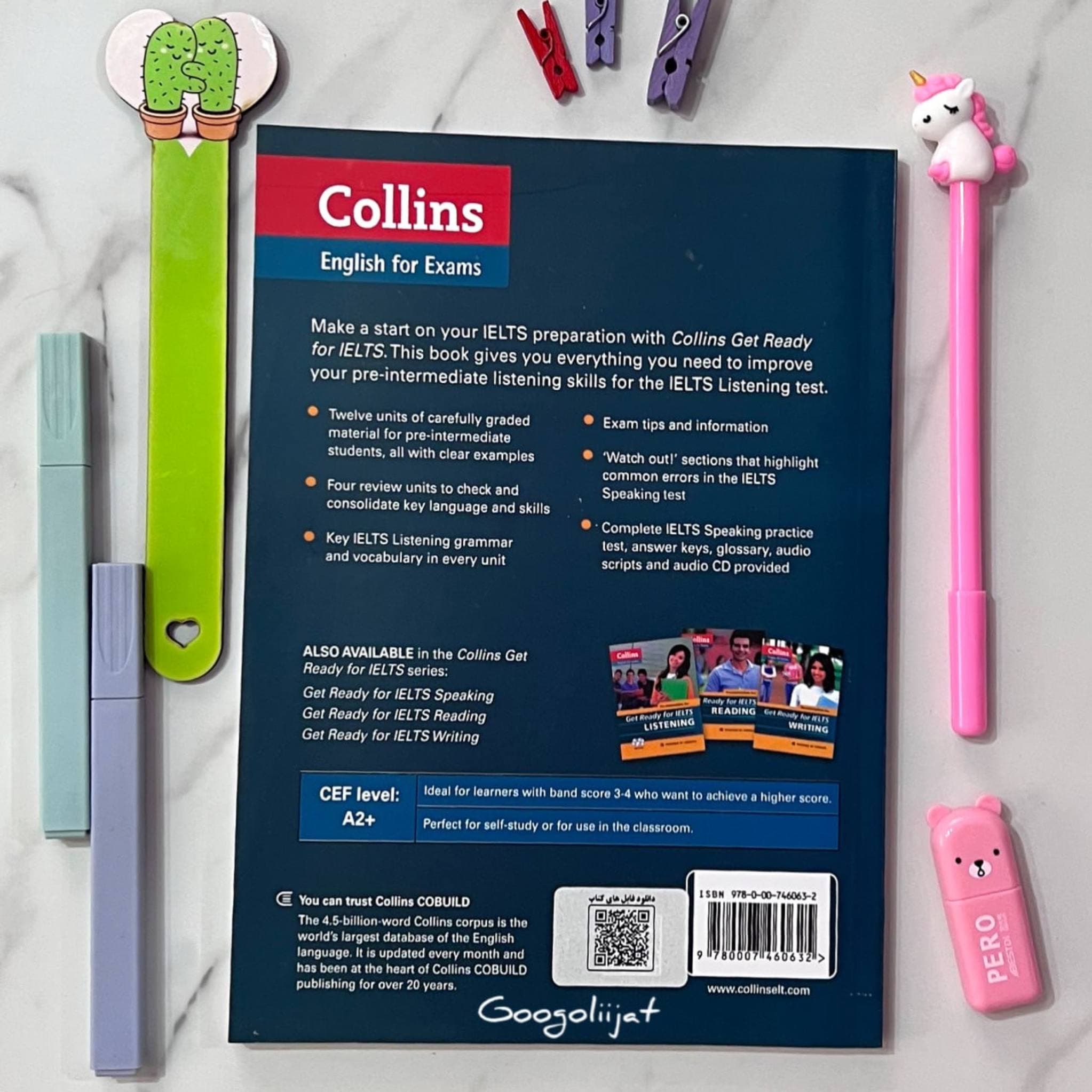 کتاب Collins Get Ready for IELTS book series انتشارات کالینز 4 جلدی بدون CD — تصویر ۳