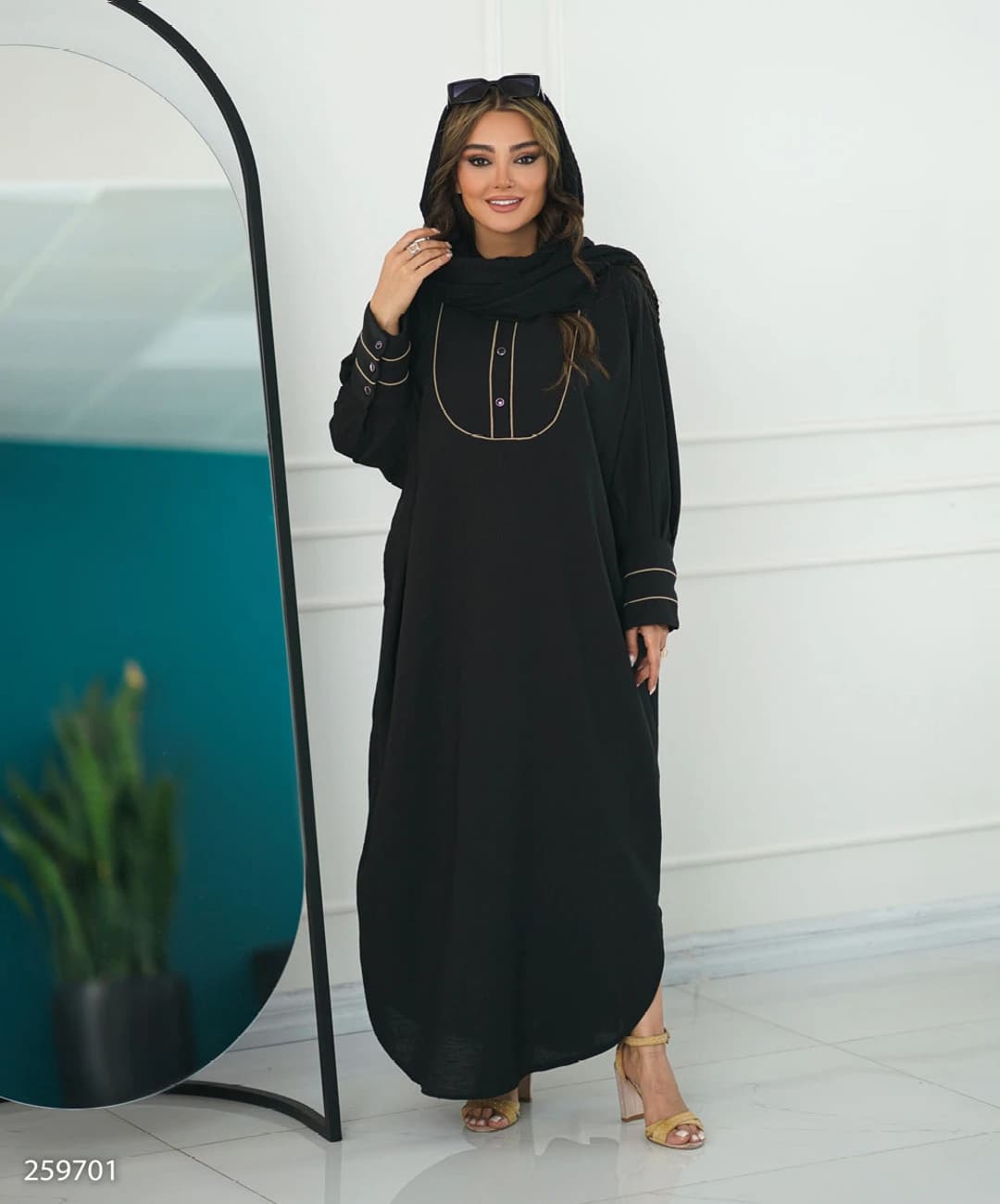 کفتان قیطون دوزی لینن زارا یقه ایستاده مدل لیدیا |کد:6010