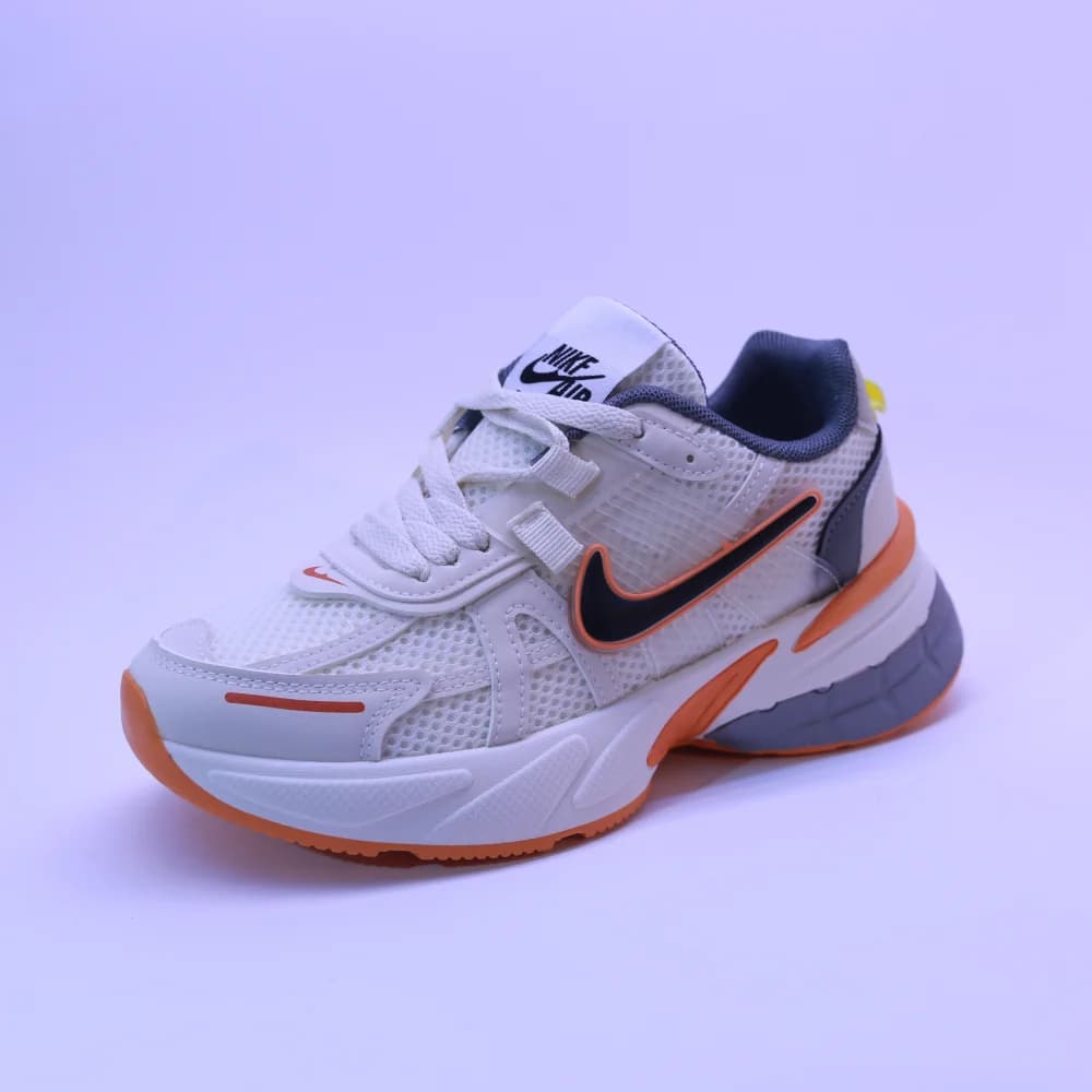 کتونی نایک وی تو کی ران سفید نارنجی | Nike V2K Run White Orange — تصویر ۴