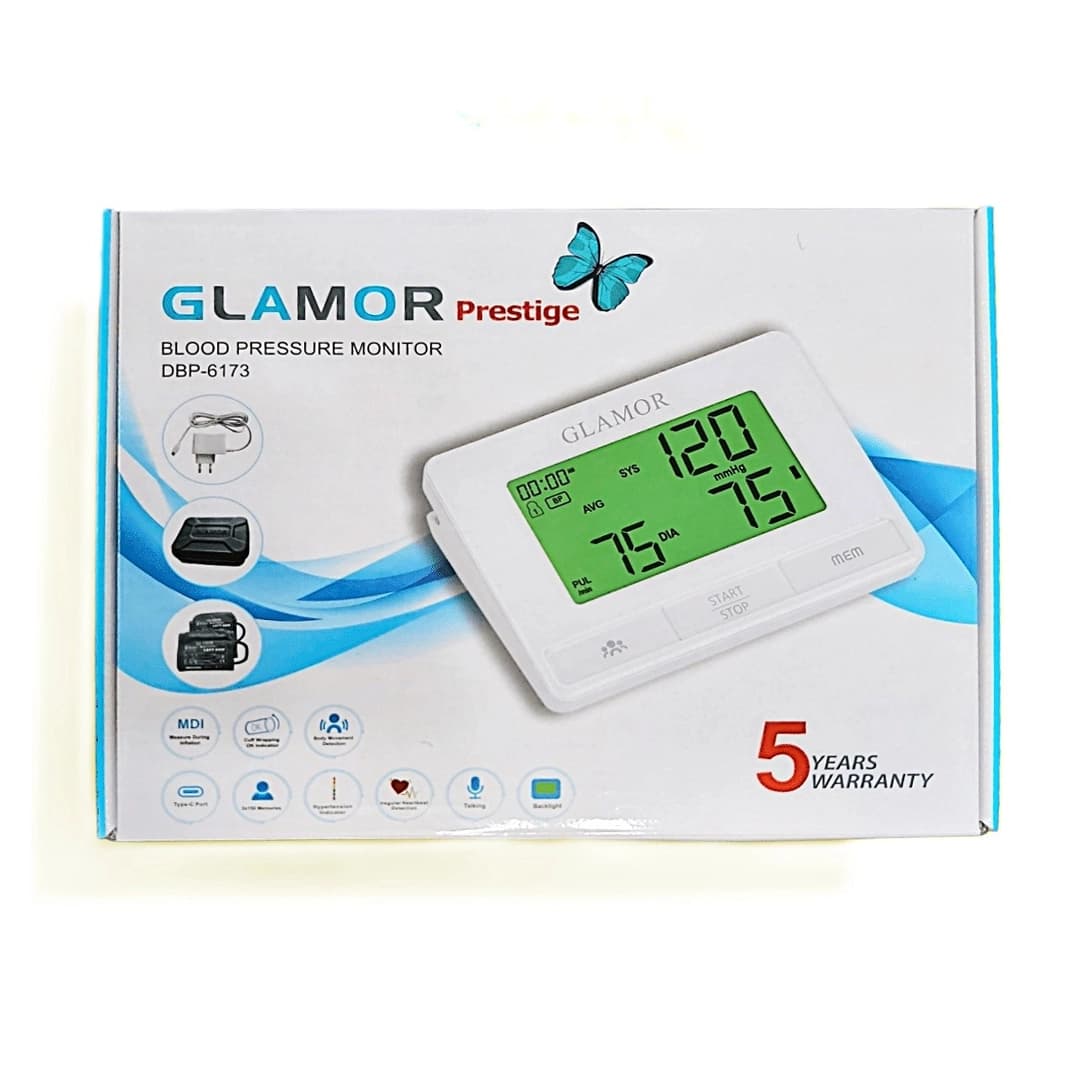 فشارسنج بازویی دیجیتال سخنگو گلامور مدل DBP-6179 — تصویر ۹