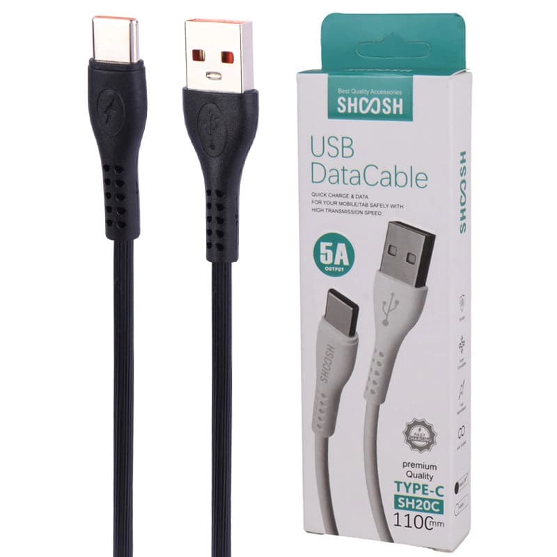 کابل تبدیل USB به Type-C شوش SHOOSH SH20C — تصویر ۲