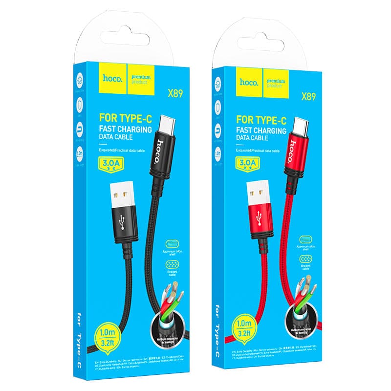 کابل تبدیل USB به TYPE-C هوکو Hoco X89 — تصویر ۶