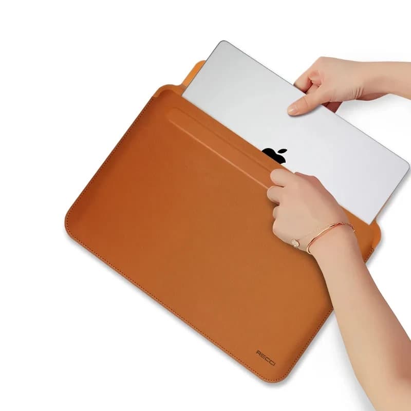 کاور چرمی مک بوک 14.2 اینچ رسی Recci RCS-S19 — تصویر ۲