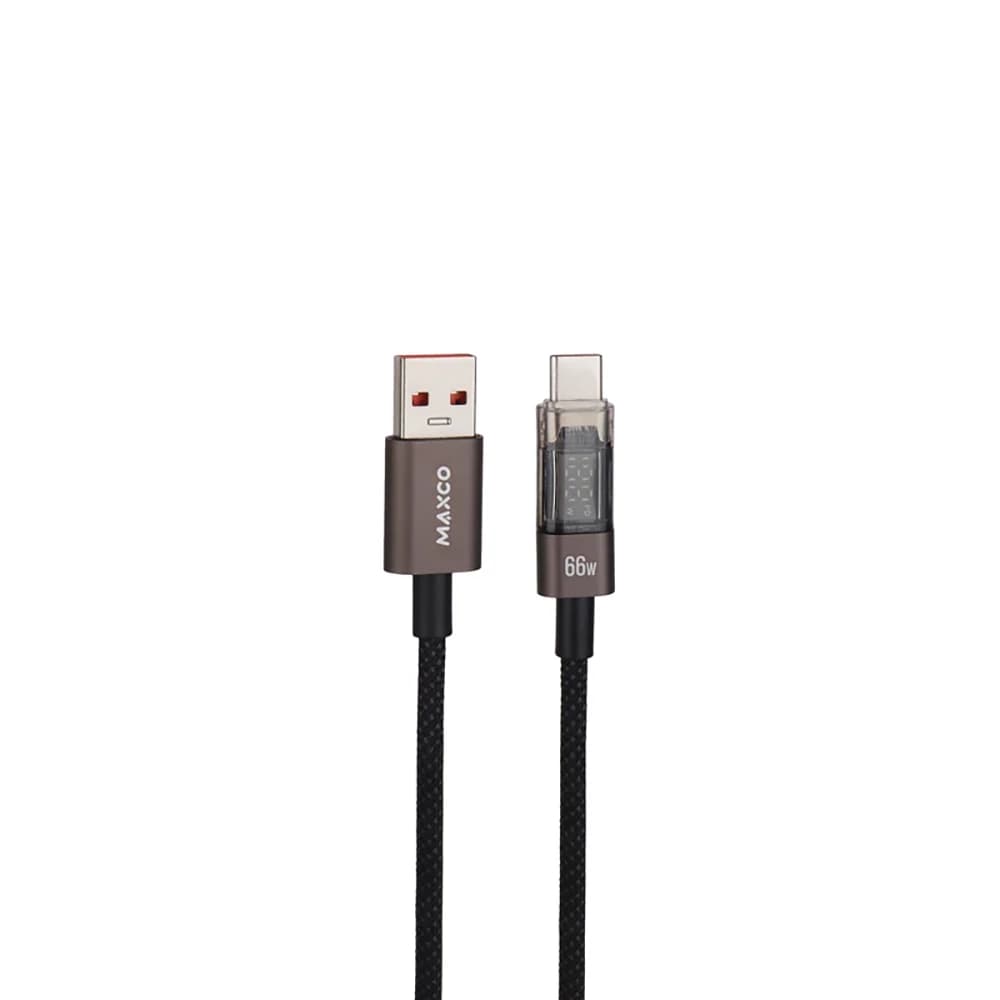 کابل فست شارژ تایپ سی 66 وات 2 متری Maxco مدل MS03C