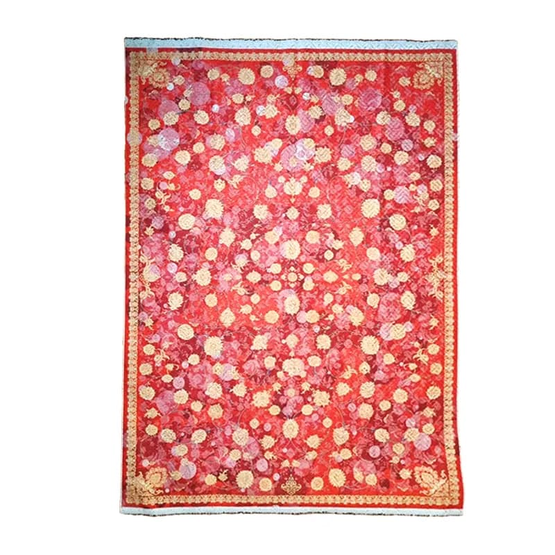 رومیزی مخمل یلدایی 1*1/5 کد 001
