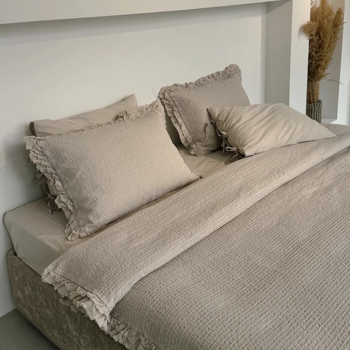 سرویس ملحفه Ayda دونفره کینگ سایز برند ecocotton — تصویر ۲