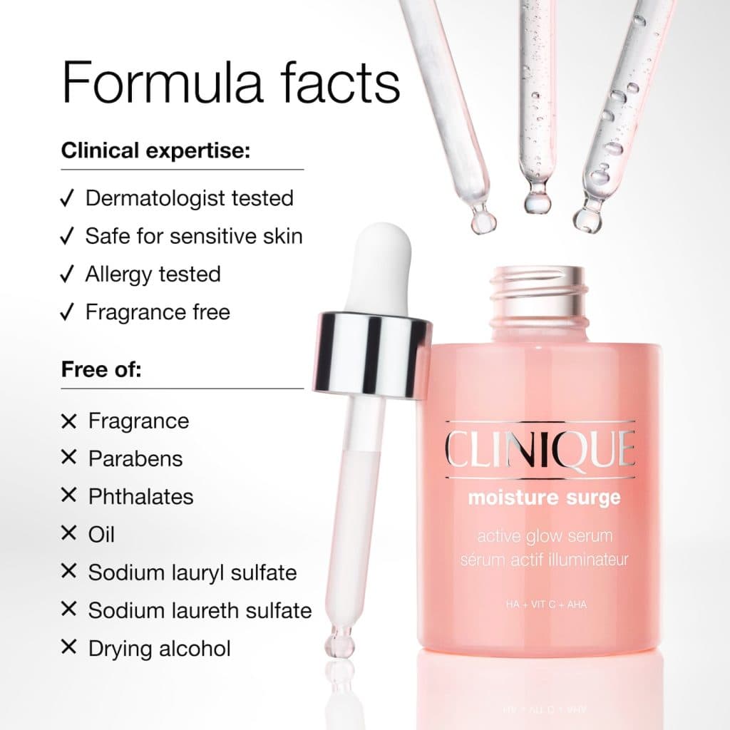 سرم روشن کننده و آبرسان جدید کلینیک CLINIQUE moisture surge active glow serum — تصویر ۶