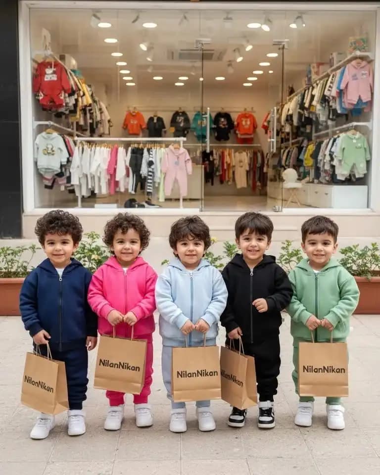 سویشرت شلوار بچگانه (مینی وایب) کد 4037