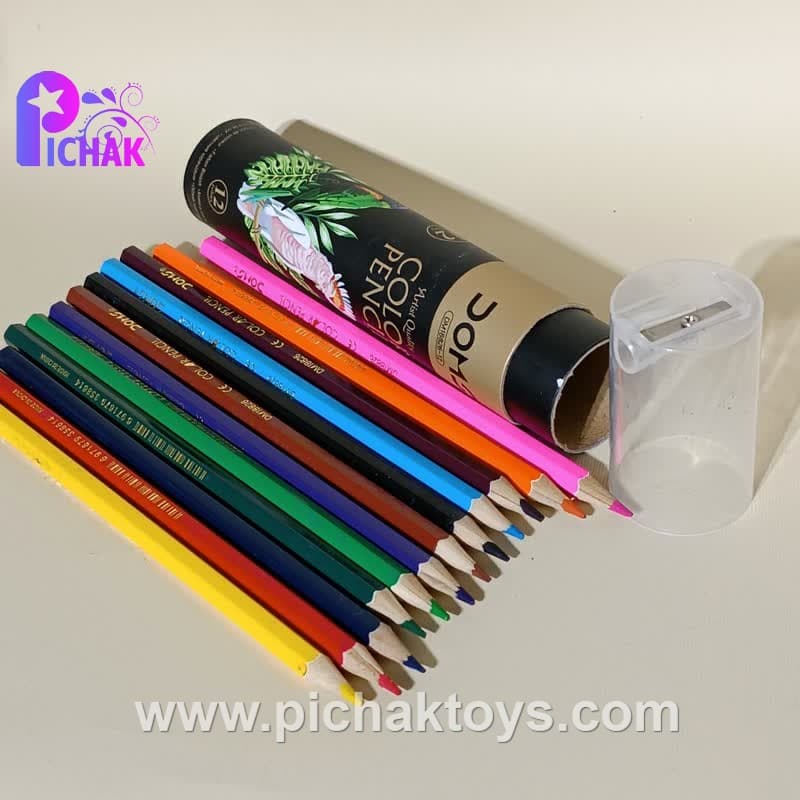 مداد رنگی 24 رنگ تراش دار