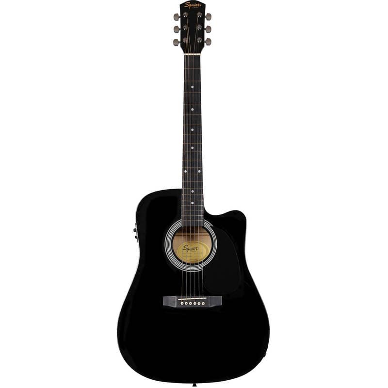 گیتار آکوستیک Squier SA-105CE DREADNOUGHT Black