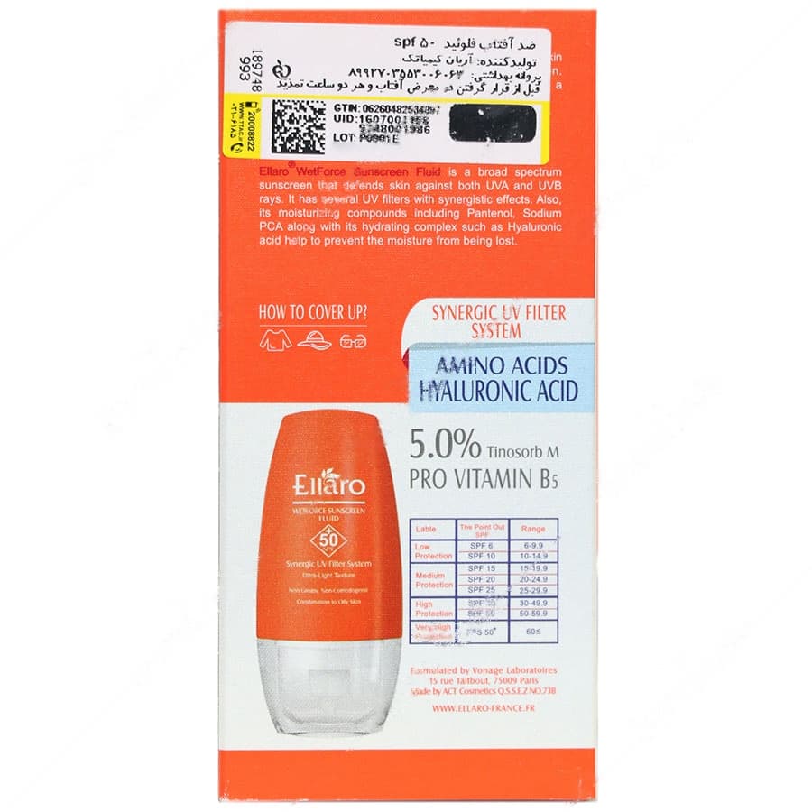 فلویید ضد آفتاب وت فورس SPF50 — تصویر ۲