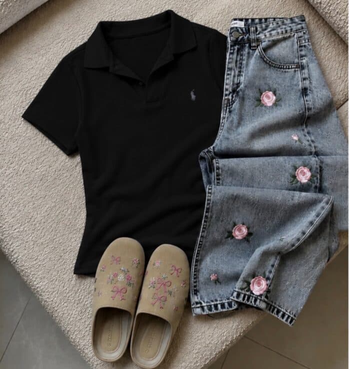 پلوشرت گلدوزی polo — تصویر ۶
