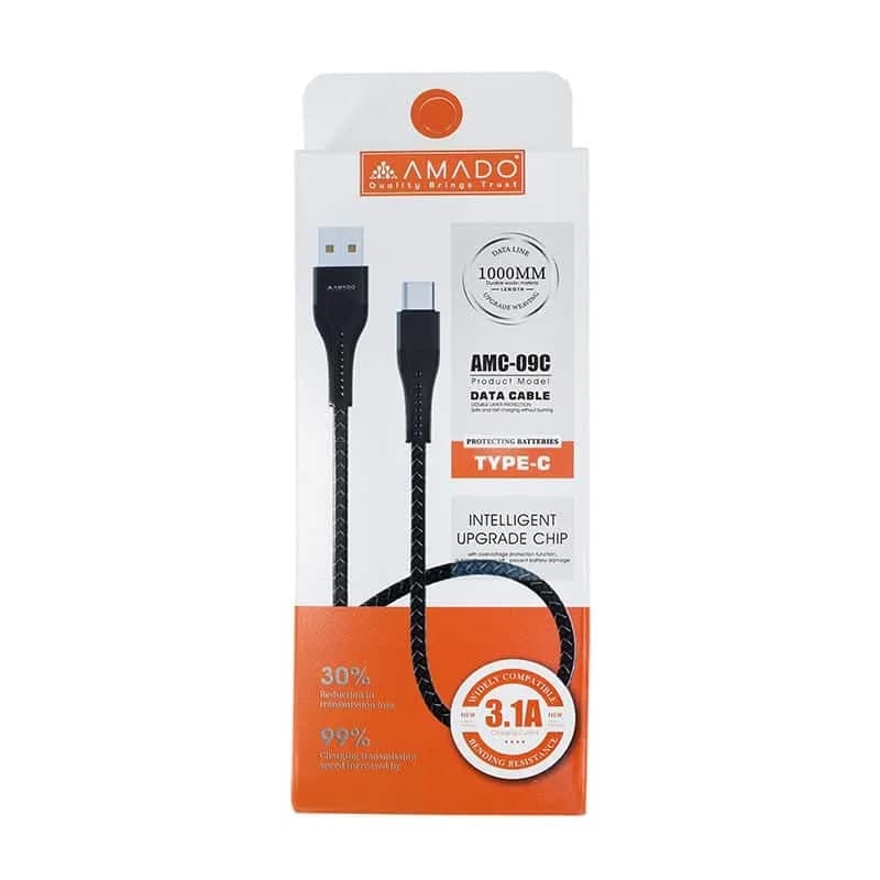 کابل شارژ و دیتا تایپسی آمادو AMADO AMC-09C — تصویر ۳